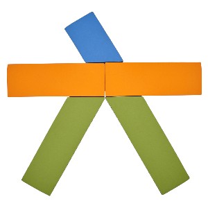 מערכת ישיבה טרפזים מודולרית – 5 חלקים