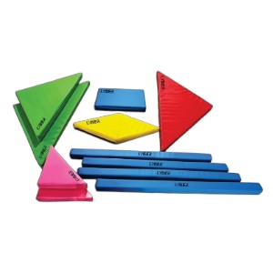 פאזל טננגרם ענק רצפתי מרופד