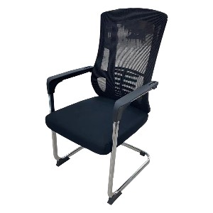 כיסא ישיבות שחור רגליים מתכת