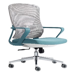 כיסא משרדי אפור טורקיז